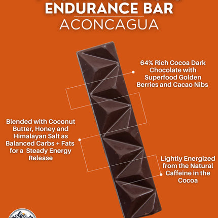 7 Summits Snacks - Aconcagua Dark Chocolate - Energy Bar