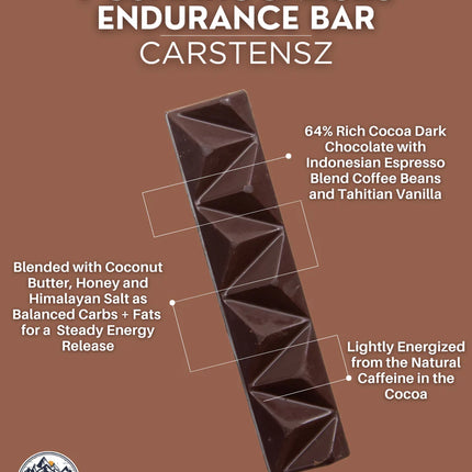 7 Summits Snacks - Carstensz Dark Chocolate - Energy Bar
