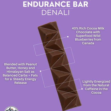 7 Summits Snacks - Denali Milk Chocolate - Energy Bar