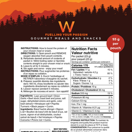 West Coast Kitchen - Protein Booster - Minced Beef