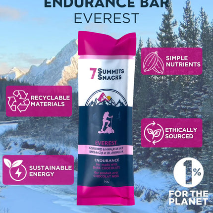 7 Summits Snacks - Everest Dark Chocolate - Energy Bar