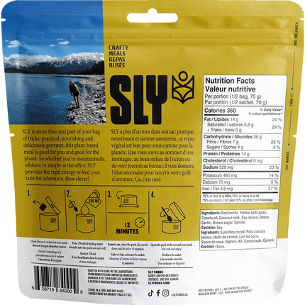 SLY Foods - Lentil Dahl