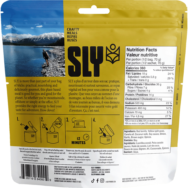 SLY Foods - Lentil Dahl