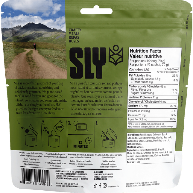 SLY Foods - Pesto Pasta