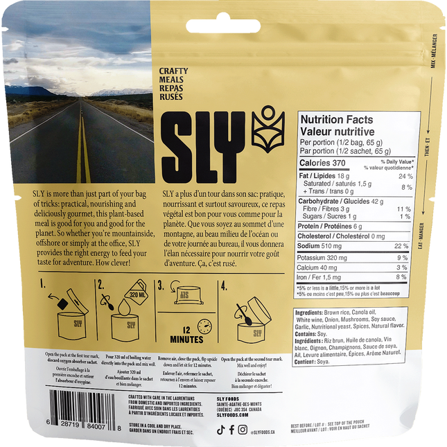 SLY Foods - Mushroom Risotto