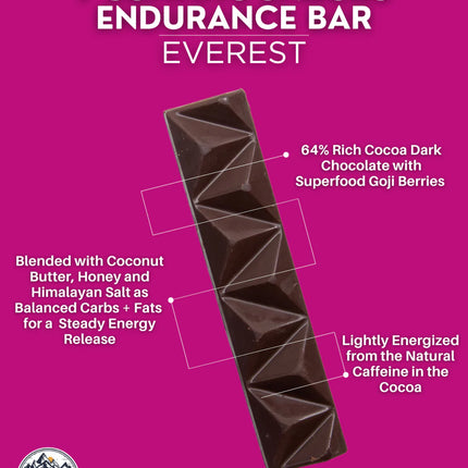 7 Summits Snacks - Everest Dark Chocolate - Energy Bar