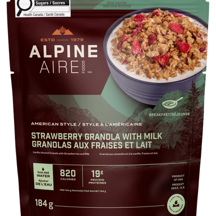 AlpineAire Strawberry Granola with Millk