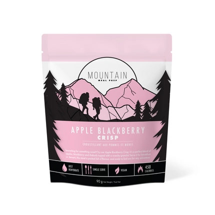 Mountain Meal Prep - Apple Blackberry Crisp