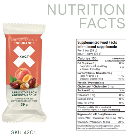 XACT - Apricot Peach Endurance Bar