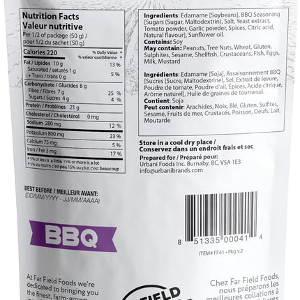 Far Field Foods - Roasted Edamame Beans - BBQ