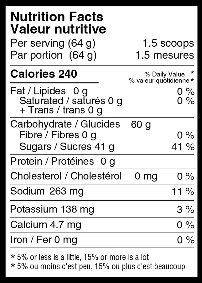 Näak - Energy Drink Mix - Neutral 60 - 960g