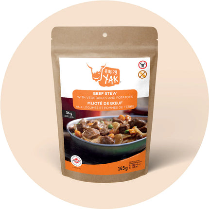 Happy Yak - Beef Stew with Vegetables and Potatoes