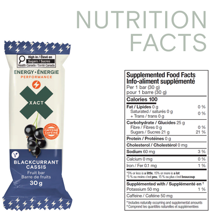 XACT - Blackurrant Energy Bar