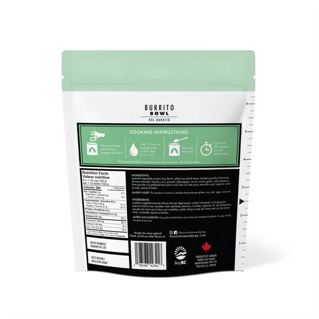 Mountain Meal Prep - Burrito Bowl