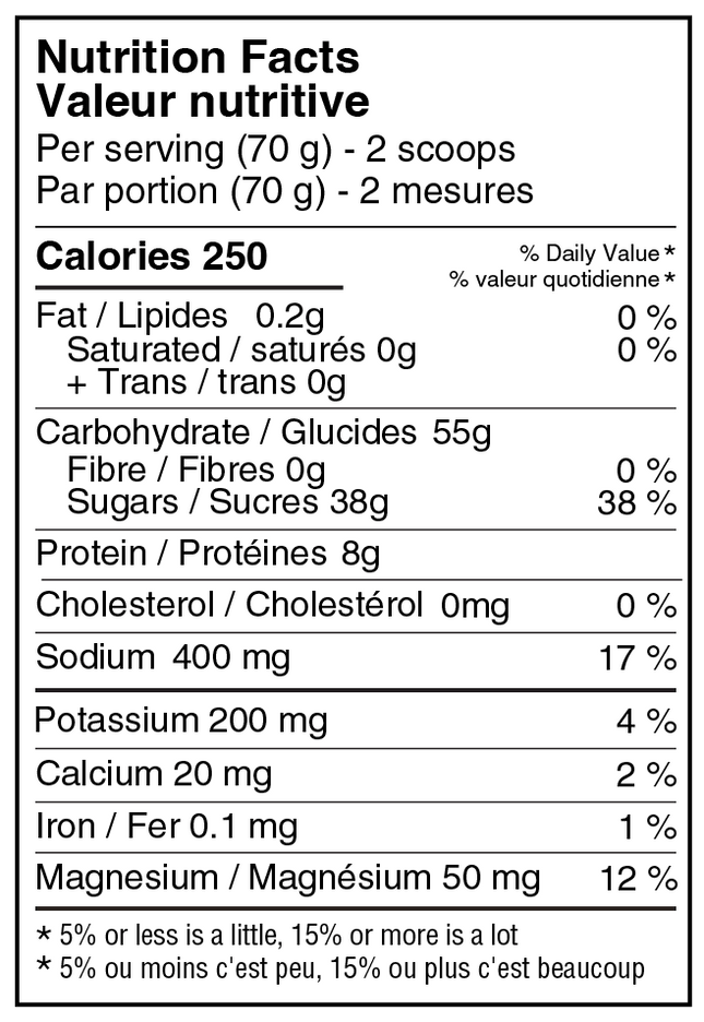Näak - Energy Drink Mix - Neutral - 720g