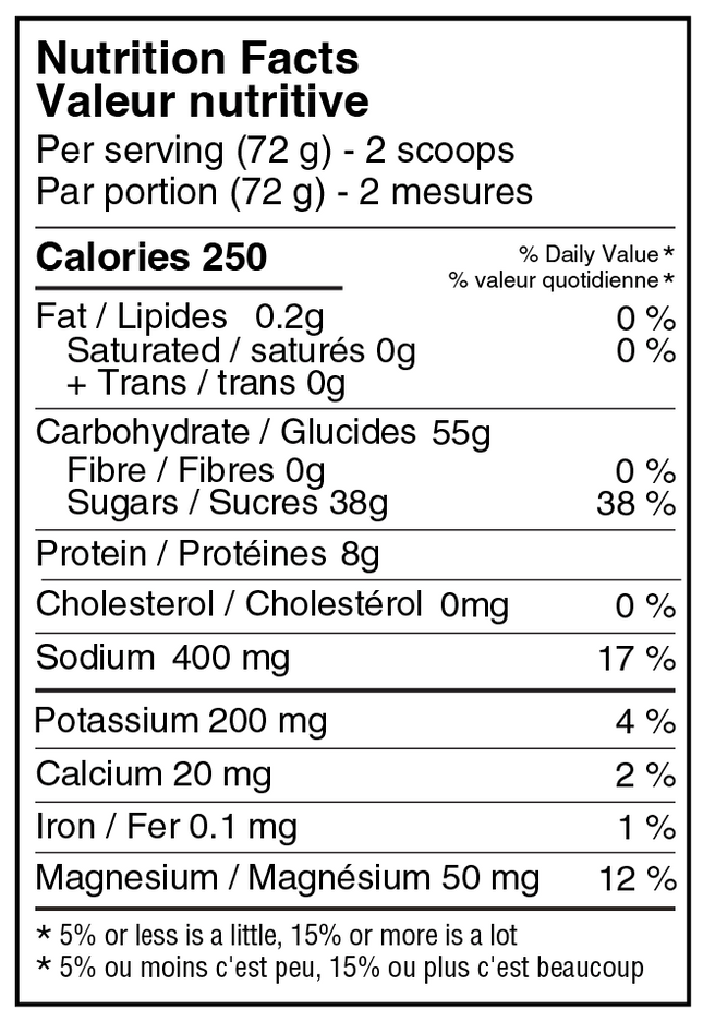 Näak - Energy Drink Mix - Peach Apricot - 720g