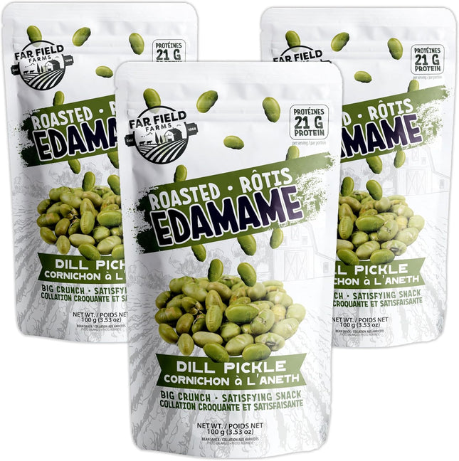 Far Field Foods - Roasted Edamame Beans - Dill Pickle