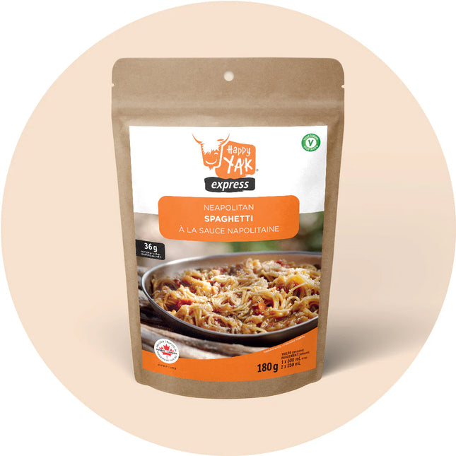 Happy Yak - Spaghetti with Neapolitan Sauce
