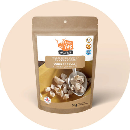 Happy Yak - Freeze-Dried Cooked Chicken Cubes