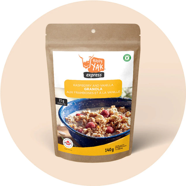 Happy Yak - Raspberry and Vanilla Granola