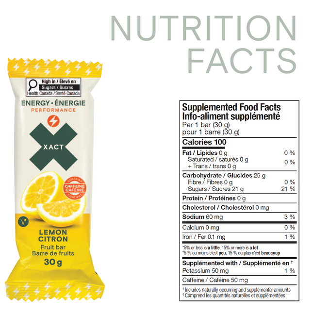XACT - Lemon Energy Bar