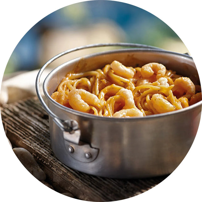 Happy Yak - Linguini Rosa with Shrimp