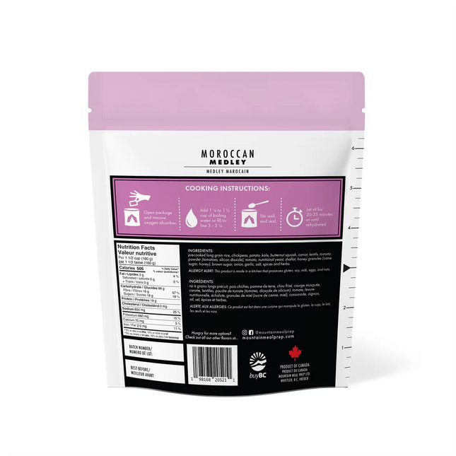 Mountain Meal Prep - Moroccan Medley