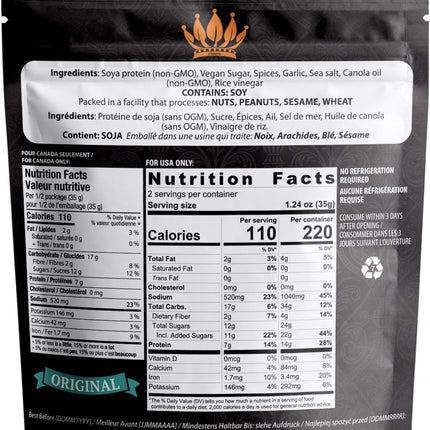 Noble Jerky - Vegan Jerky - Original