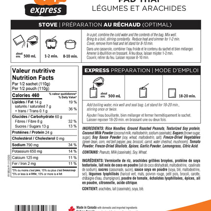 Happy Yak - Pad Thai - Vegetable and Peanut