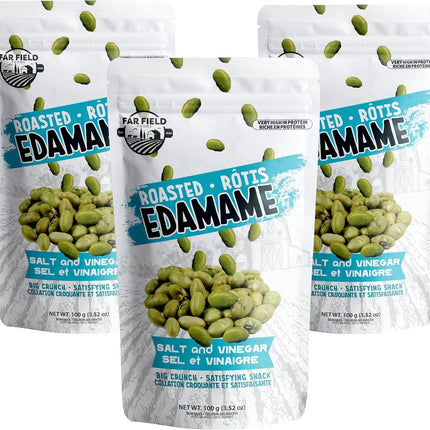 Far Field Foods - Roasted Edamame Beans - Salt & Vinegar