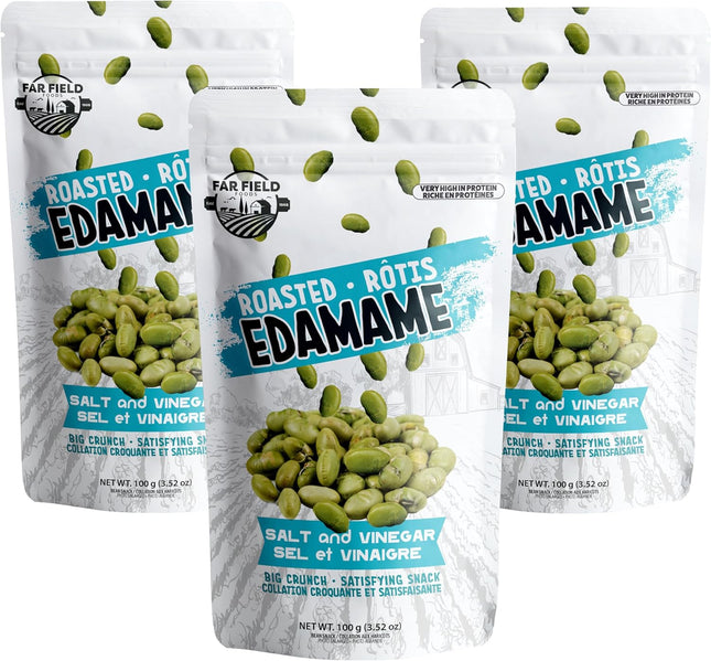 Far Field Foods - Roasted Edamame Beans - Salt & Vinegar
