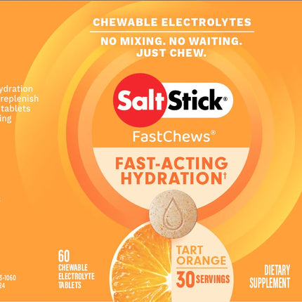 SaltSticks FastChews Tart Orange 60 Count