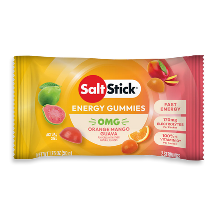 SaltStick OMG! (Orange, Mango, Guava)  Energy Gummies