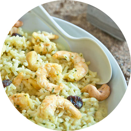 Happy Yak - Shrimp Curry with Rice