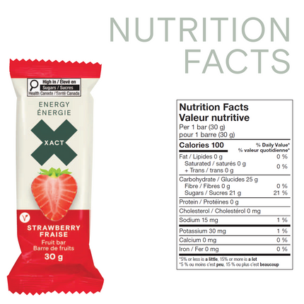XACT - Strawberry Energy Bar