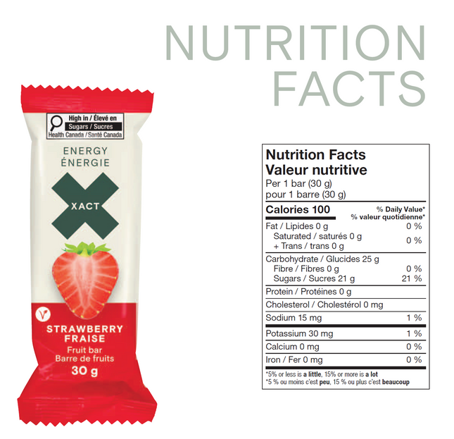 XACT - Strawberry Energy Bar