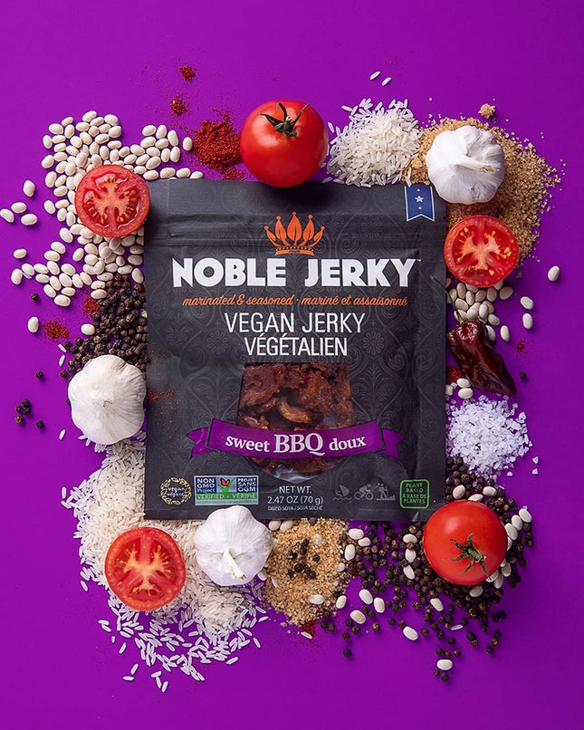 Noble Jerky - Vegan Jerky - Sweet BBQ