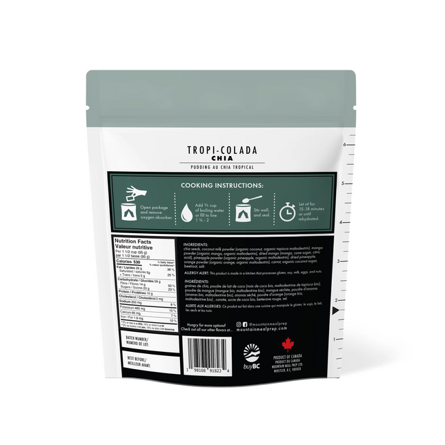 Mountain Meal Prep - Tropi-Colada Chia