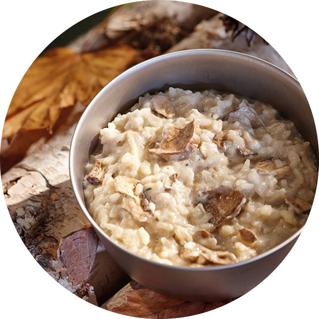 Happy Yak - Cheese and Mushroom Risotto