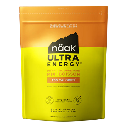 Näak - Energy Drink Mix - Peach Apricot - 720g