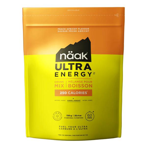 Näak - Energy Drink Mix - Peach Apricot - 720g