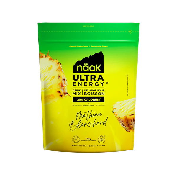 Näak - Energy Drink Mix - Pineapple Ginseng - 720g