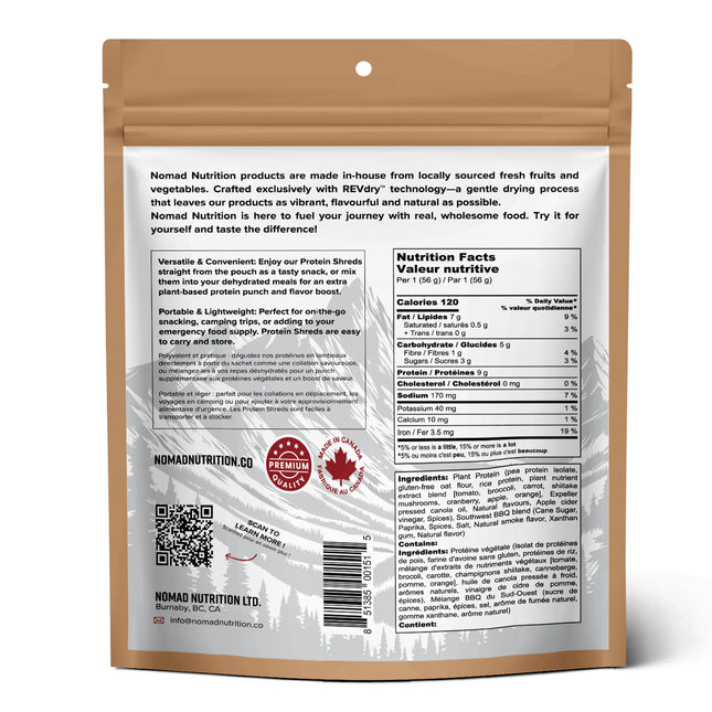 Nomad Nutrition - Protein Shreds - Southwest BBQ