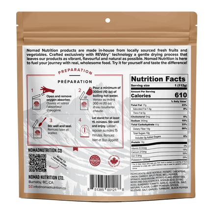 Nomad Nutrition - Kathmandu Curry